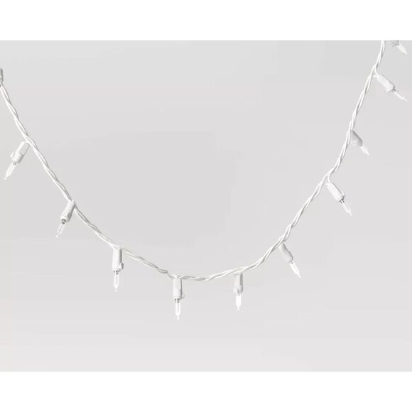 Target 100ct LED Smooth Mini Christmas String Lights Wondershop™ Indoor Outdoor - Picture 2 of 10